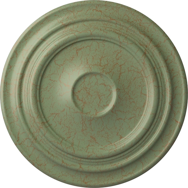 Ekena Millwork Giana Ceiling Medallion (Fits Canopies up to 7 7/8"), 32 5/8"OD x 1 1/2"P, Cloud Burst Crackle CM32GICBC - main